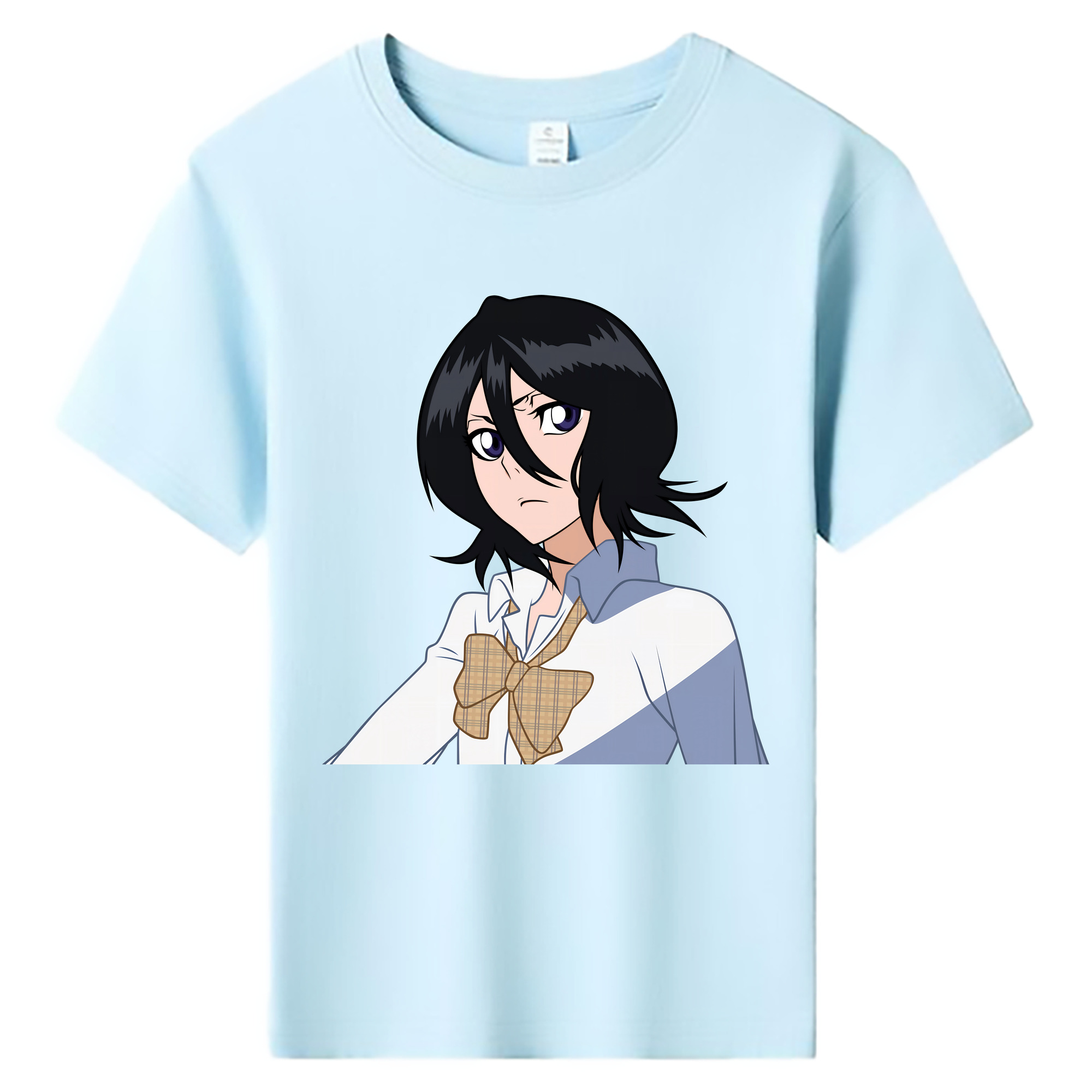 （画像用） ブリーチ 朽木ルキア BLEACH Kuchiki Rukia 綿100％キッズTシャツ（フロントプリント）